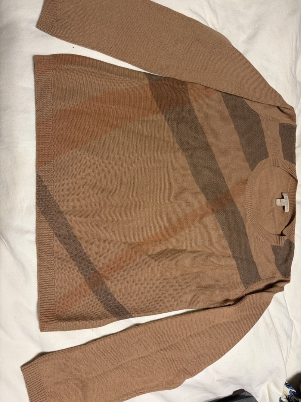 Women’s Sweater in Brown Multi-Stripe